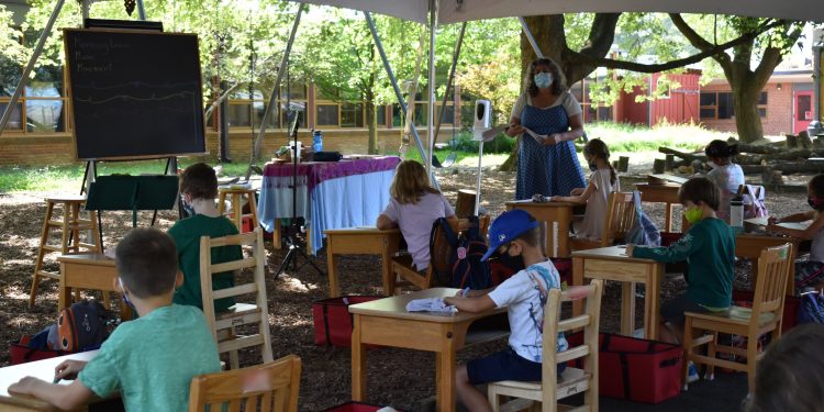 As Covid Lingers, More Schools Have Moved Classes Outdoors